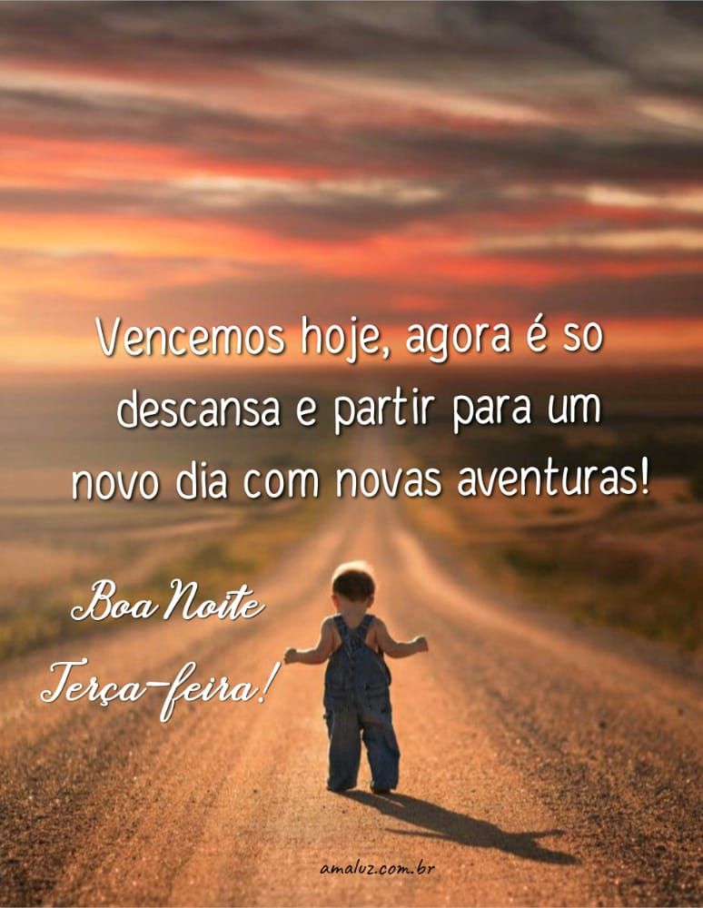vencemos hoje boa noite terça feira