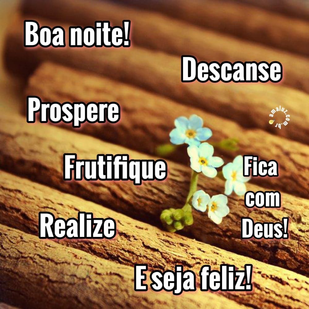 Boa noite fica com Deus