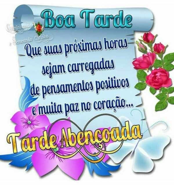 Boa tarde abençoada de domingo