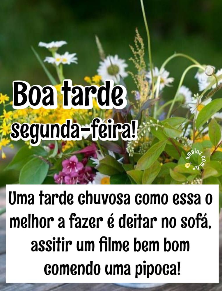 Boa tarde segunda feira chuvosa imagens