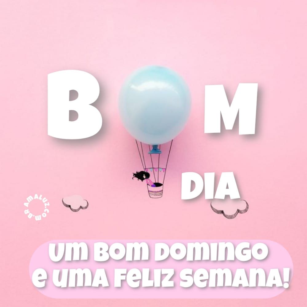 Bom dia e um bom domingo figurinhas