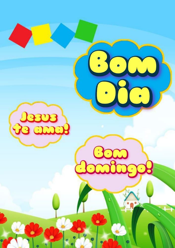 Bom dia e um bom domingo