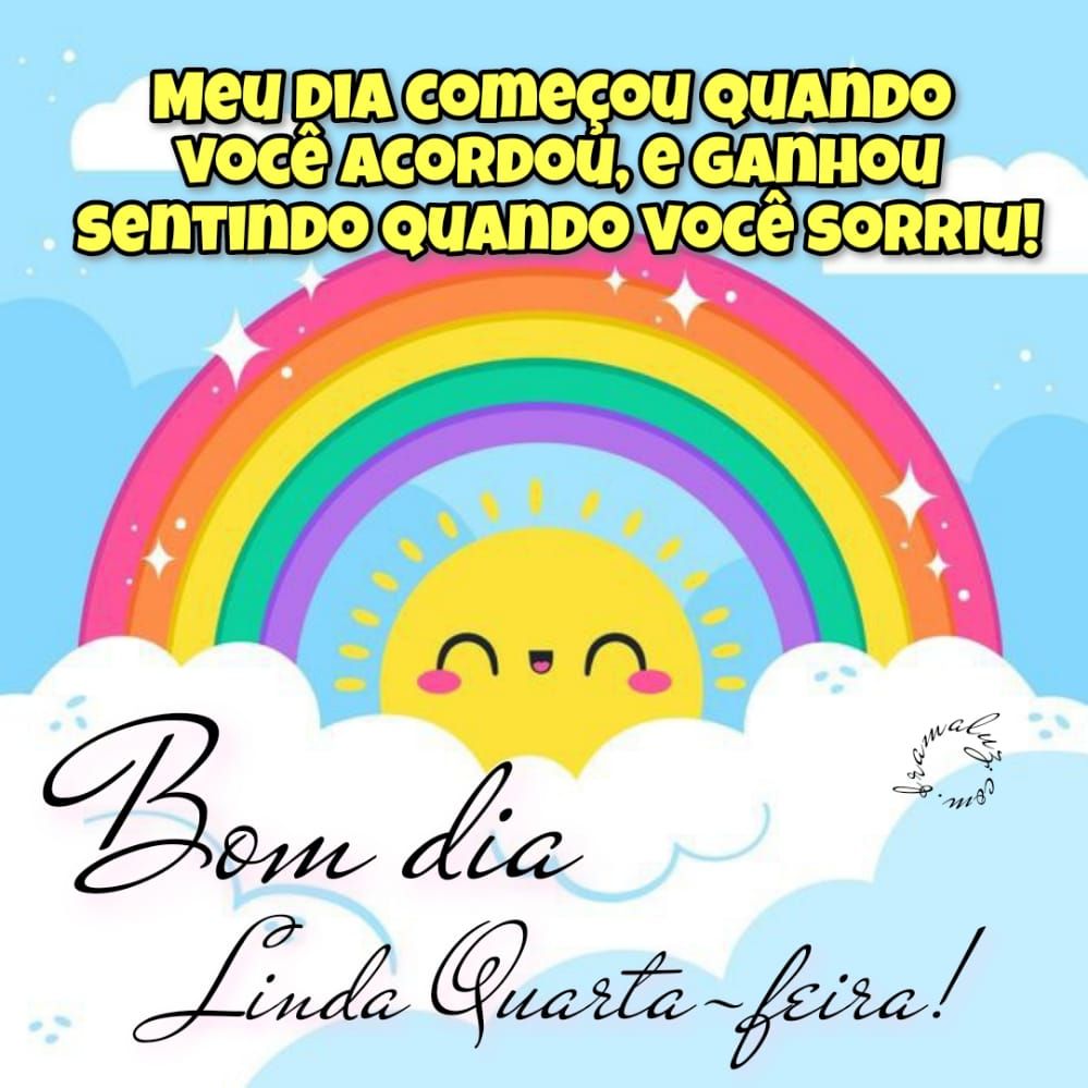 Bom dia linda quarta feira figurinhas