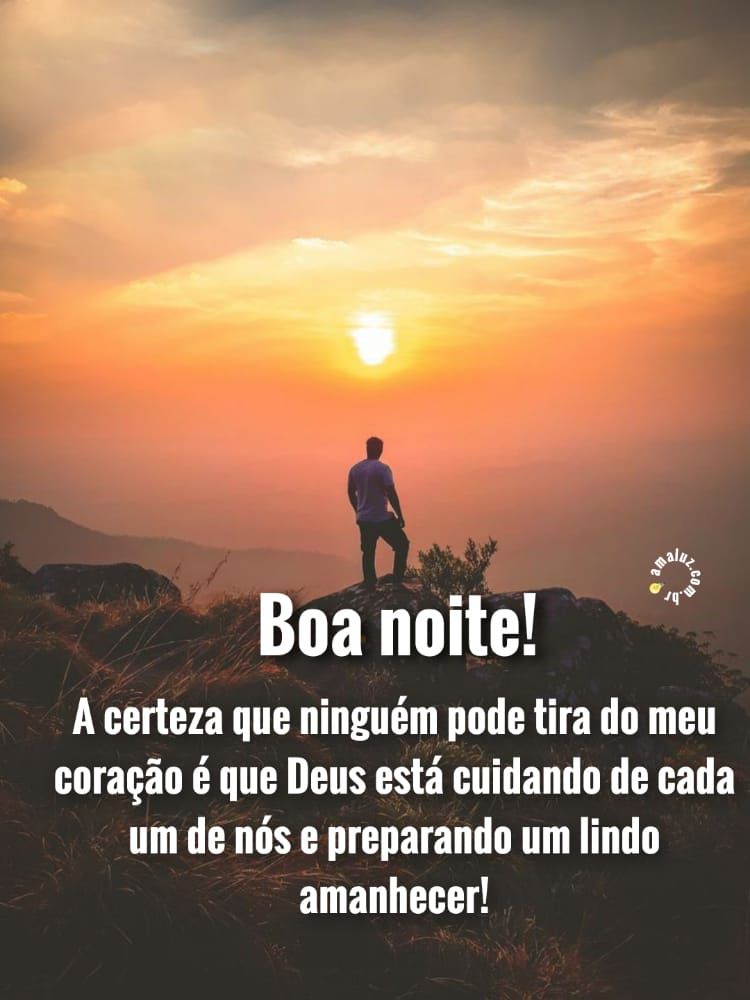 Deus esta conosco boa noite
