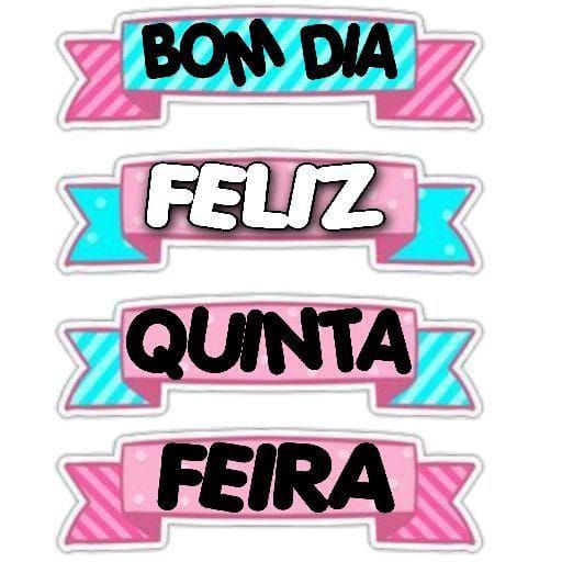 Feliz quinta feira bom dia