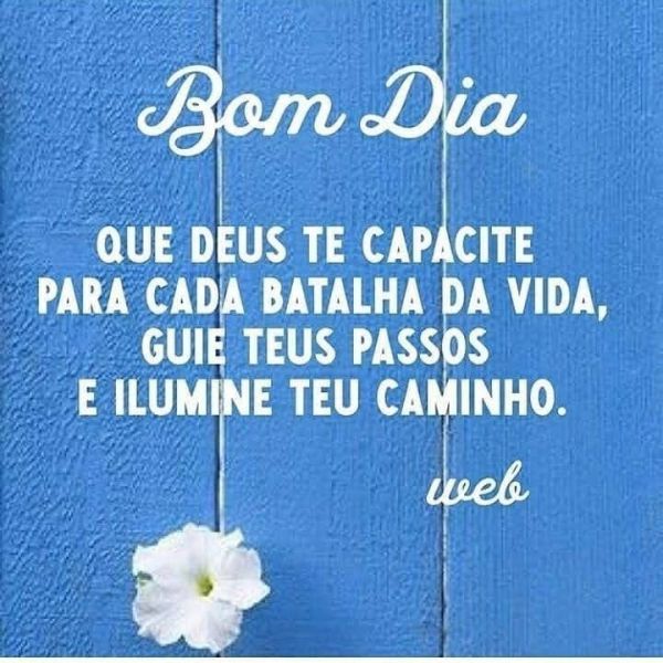 Que Deus te capacite bom dia mensagens