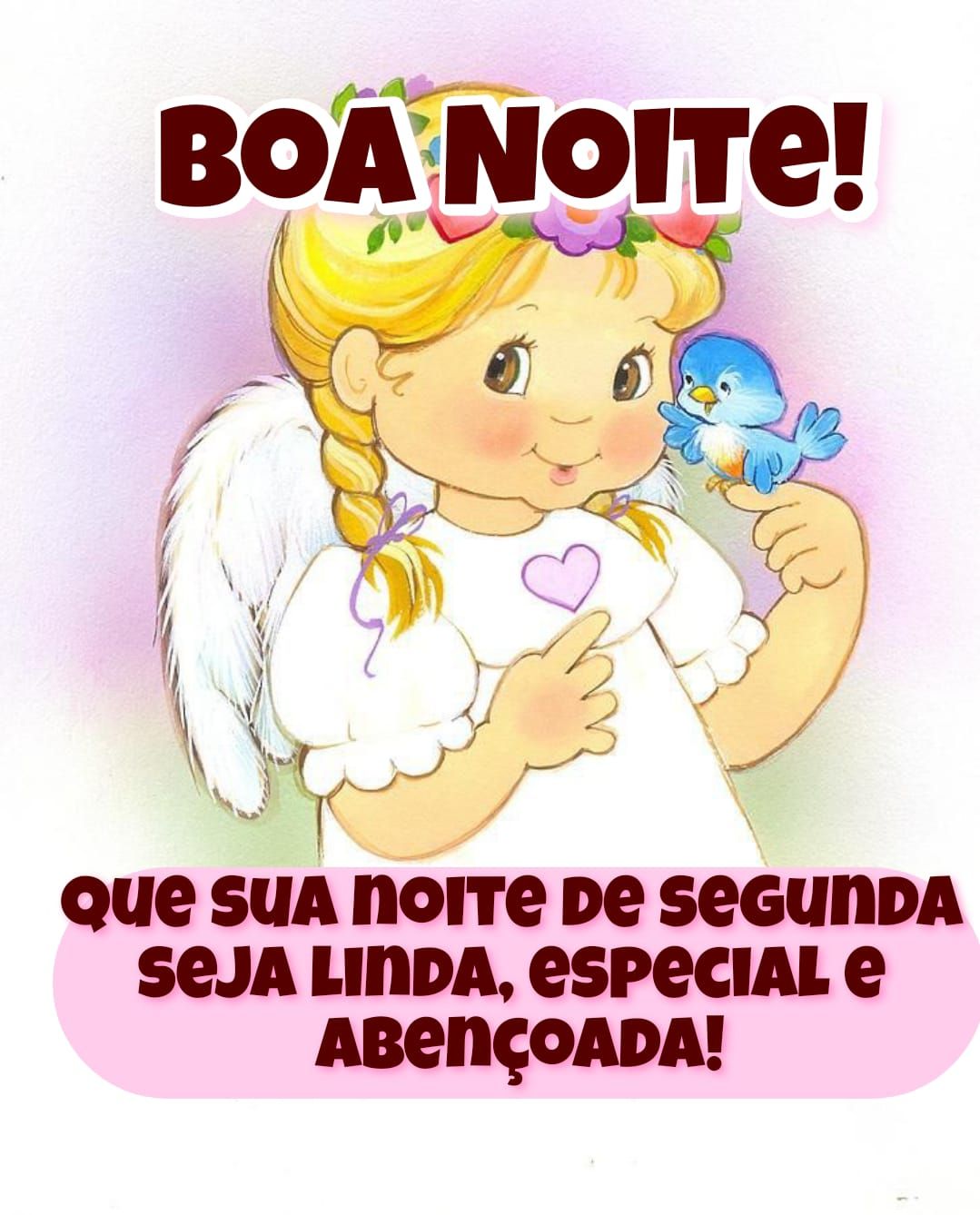 Que sua noite de segunda seja linda figurinhas