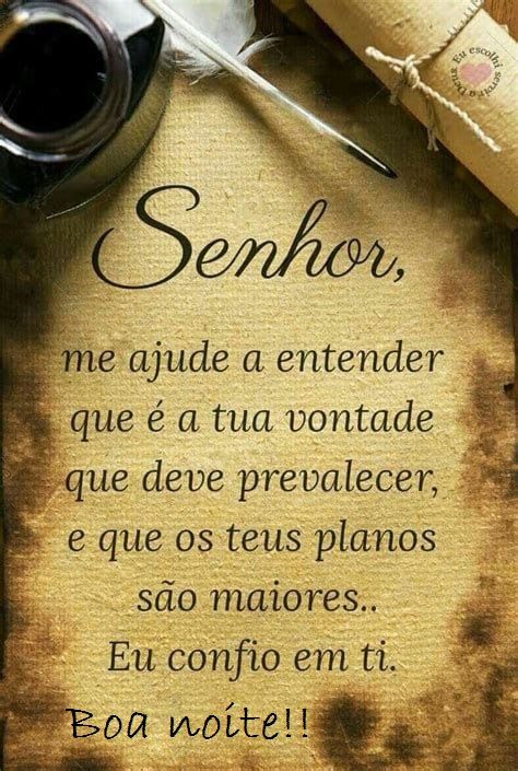 Senhor me ajuda a entender a Tua vontade