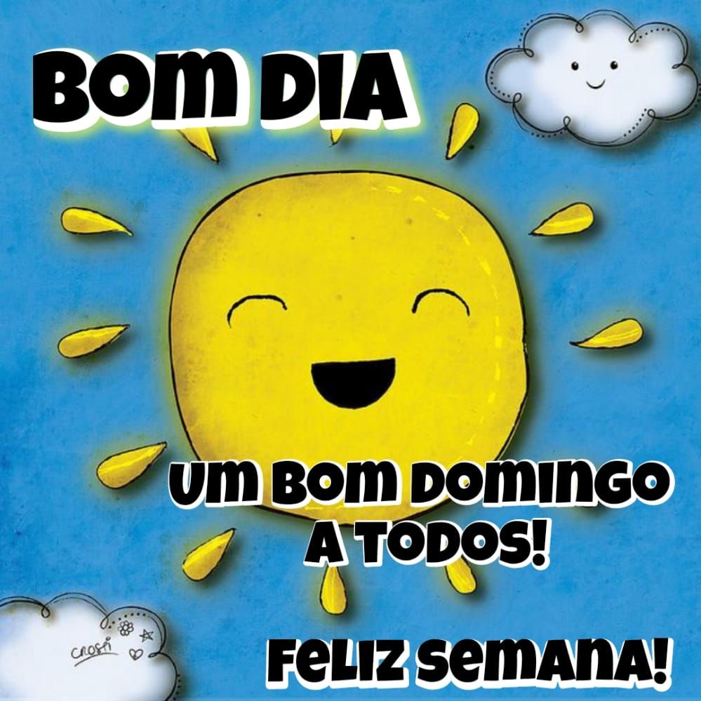 Um bom domingo a todos figurinha