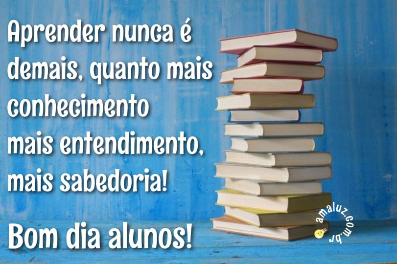 aprender nunca é demais