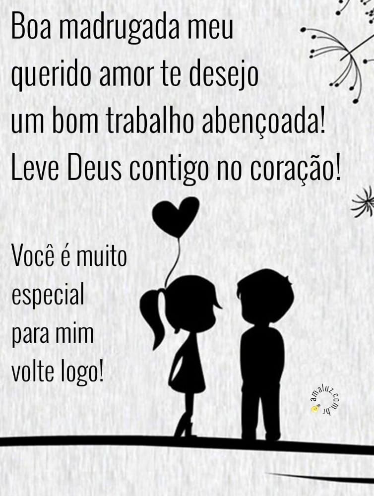 boa madrugada meu querido amor