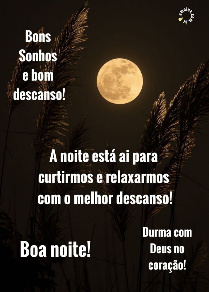 boa noite bons sonhos bom descanso durma com Deus