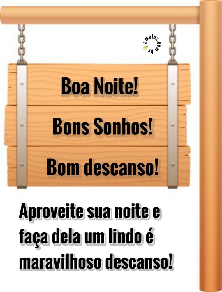 boa noite um ótimo descanso