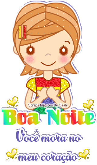 boa noite você mora em meu coração gifs