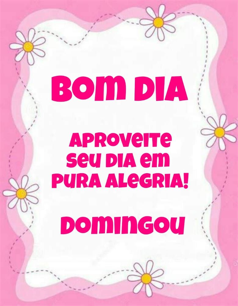 bom dia domingou figurinhas