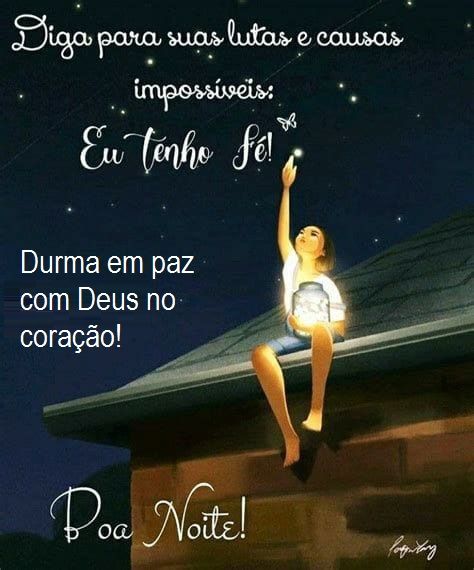 digas a sua lutas que você tem fé