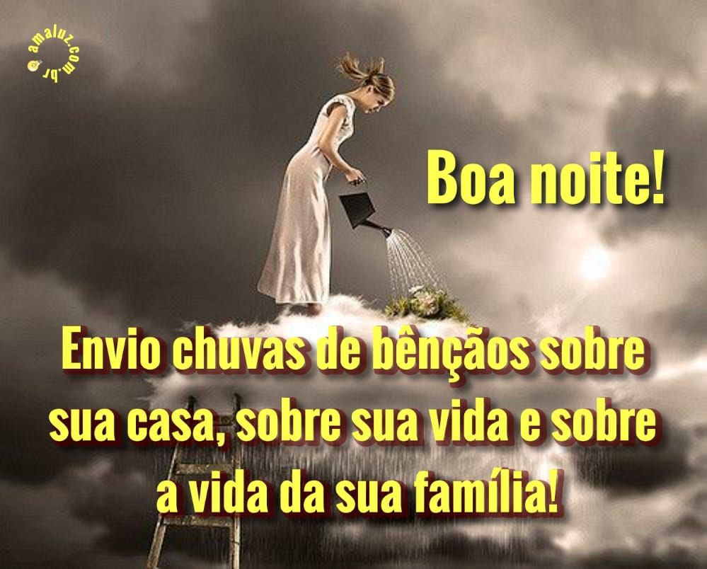 envio chuvas de bênçãos sobre sua casa
