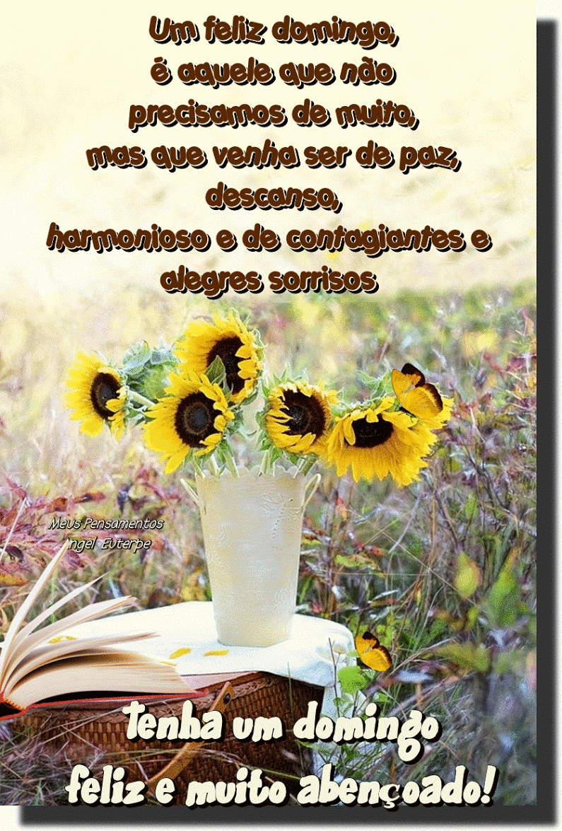 gif domingo feliz e abençoado
