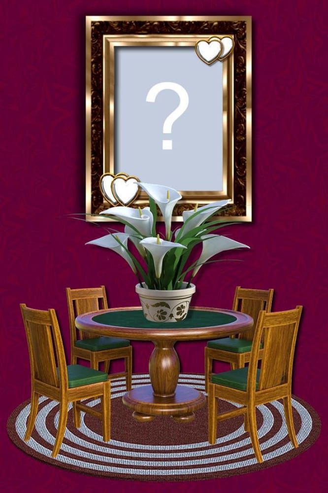 moldura para por fotos em cômados de casa