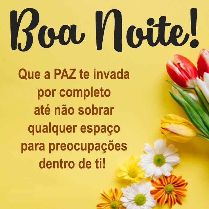 que a paz invada imagens boa noite