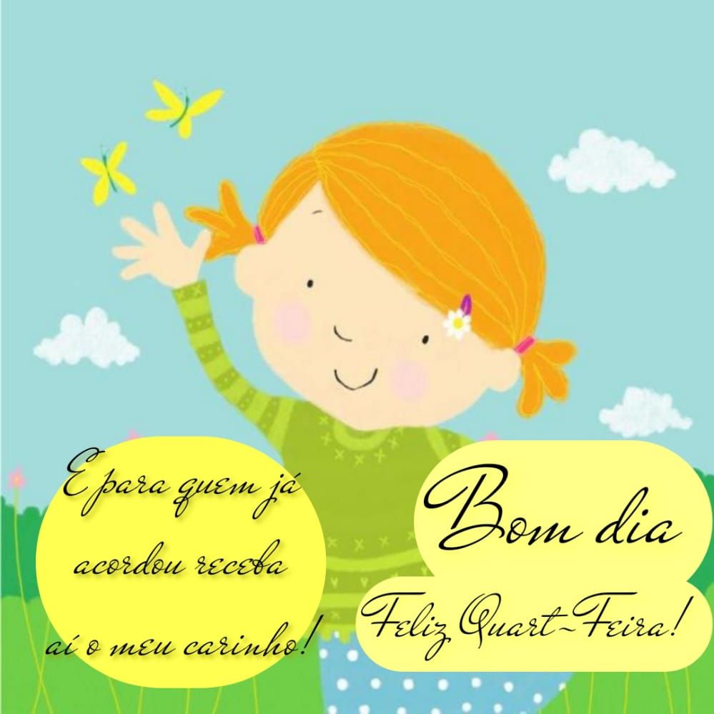 receba aio meu cartinha feliz quarta