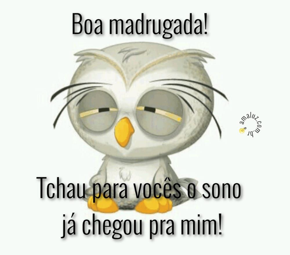 tchau para vocês boa madrugada