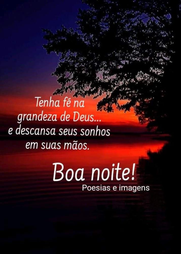 tenha fé na grandeza de Deus