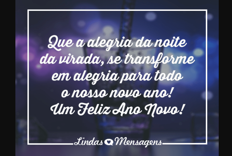 Boa noite ano novo e muitas renovações, acompanhado de esperança e bênção de Deus.