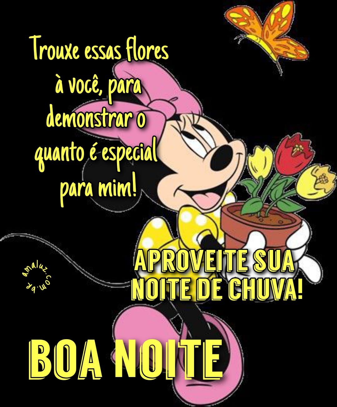 Aproveite sua noite de chuva, boa noite.