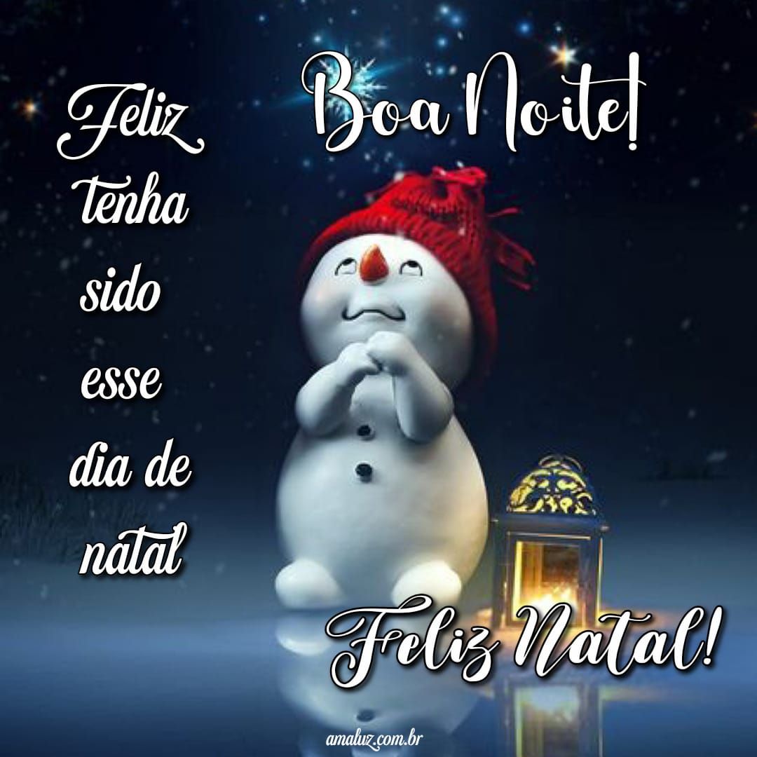 Boa noite feliz natal