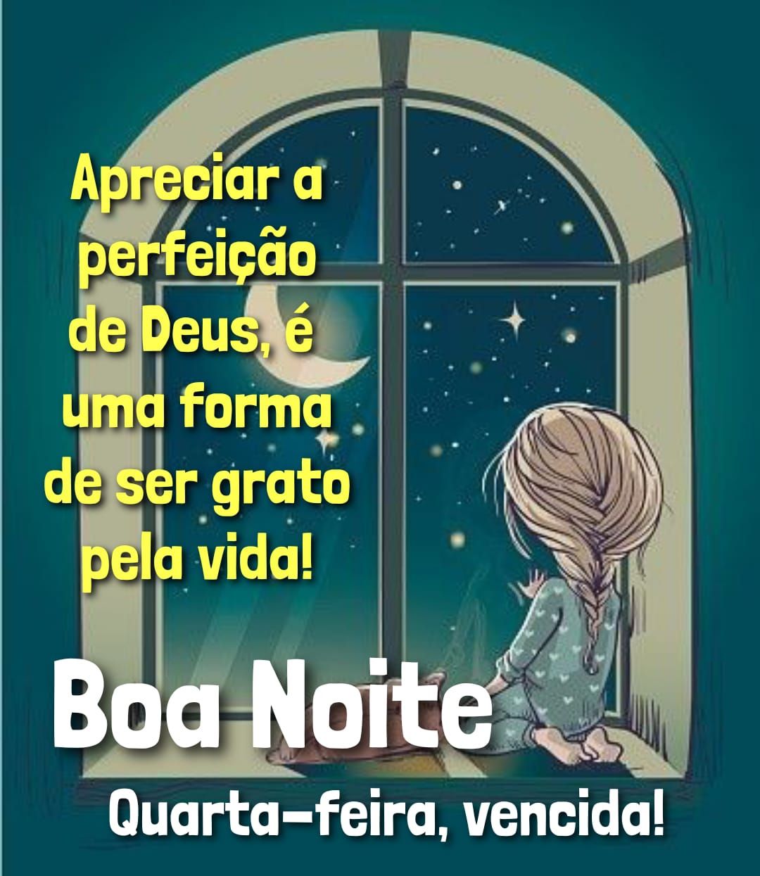 Boa noite quarta fera, vencida.