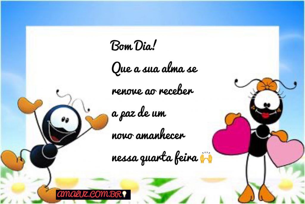 Figurinhas de Bom dia Quarta-feira para Whatsapp e Status