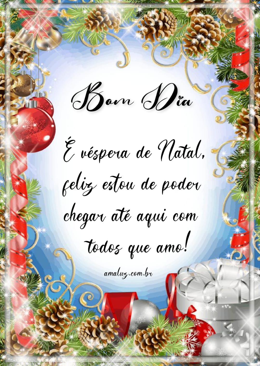 Bom dia é véspera de natal