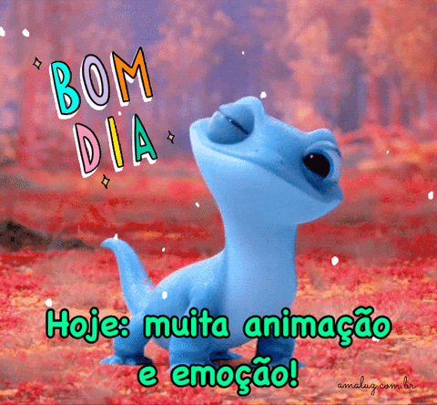 Bom dia gifs, hoje muita animação