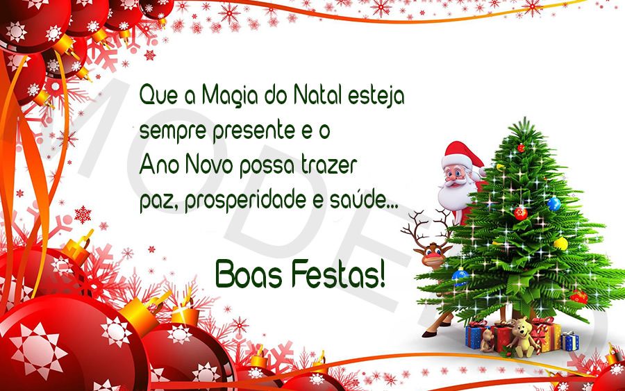 Feliz seja este natal com a sua família
