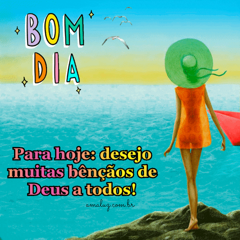 Desejo muitas bênçãos, bom dia