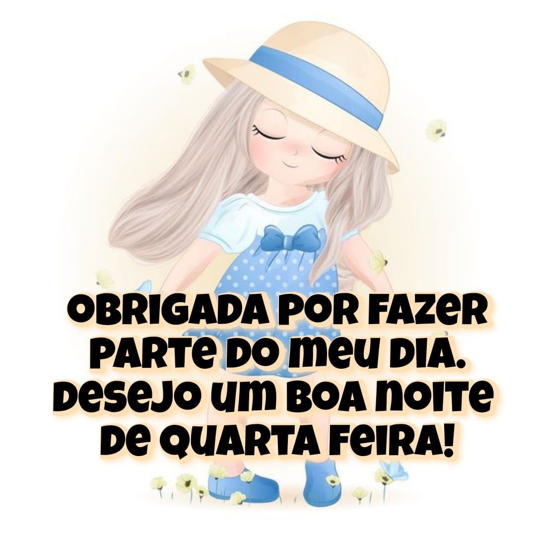 Desejo um boa noite de quarta feira