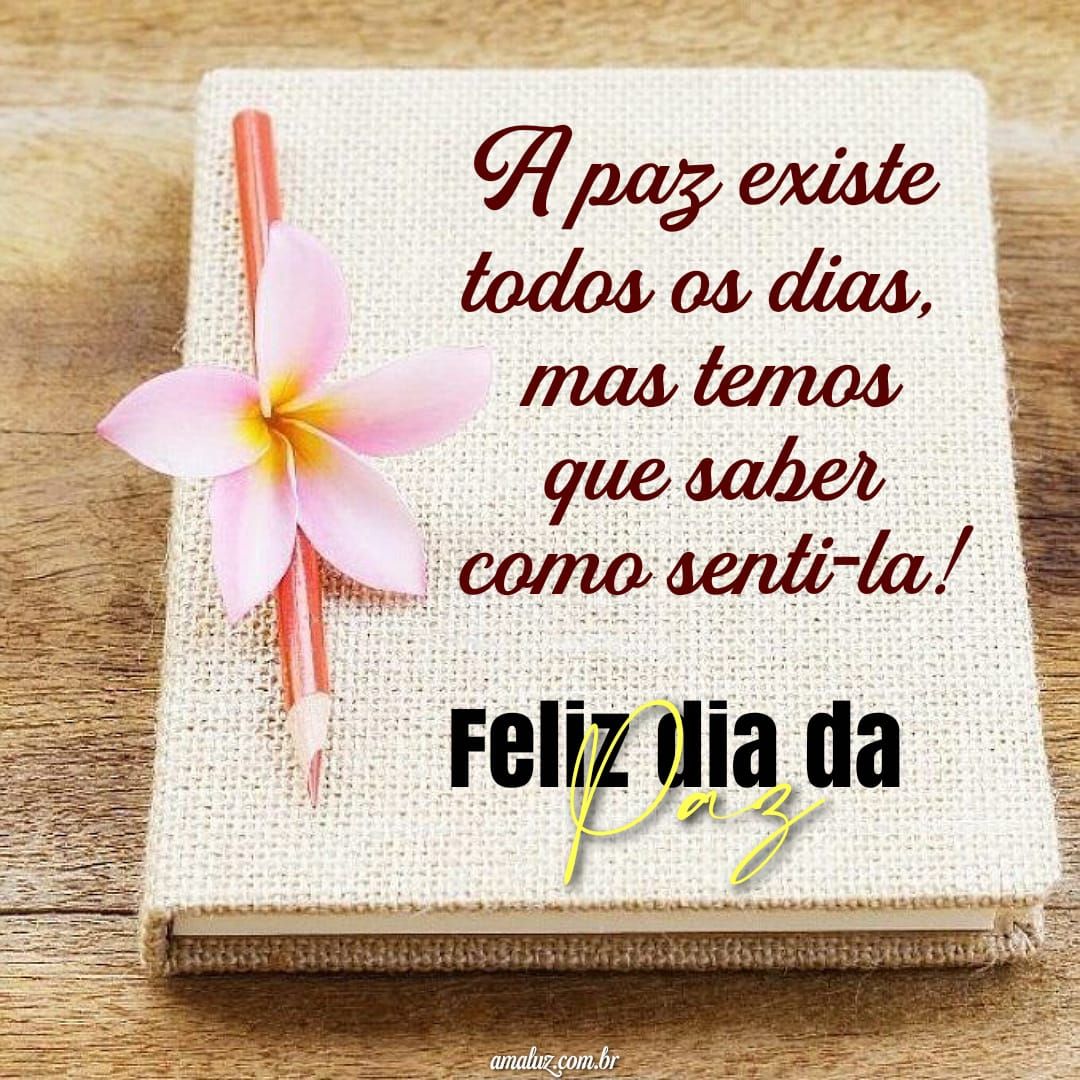 Desejo um feliz dia da paz