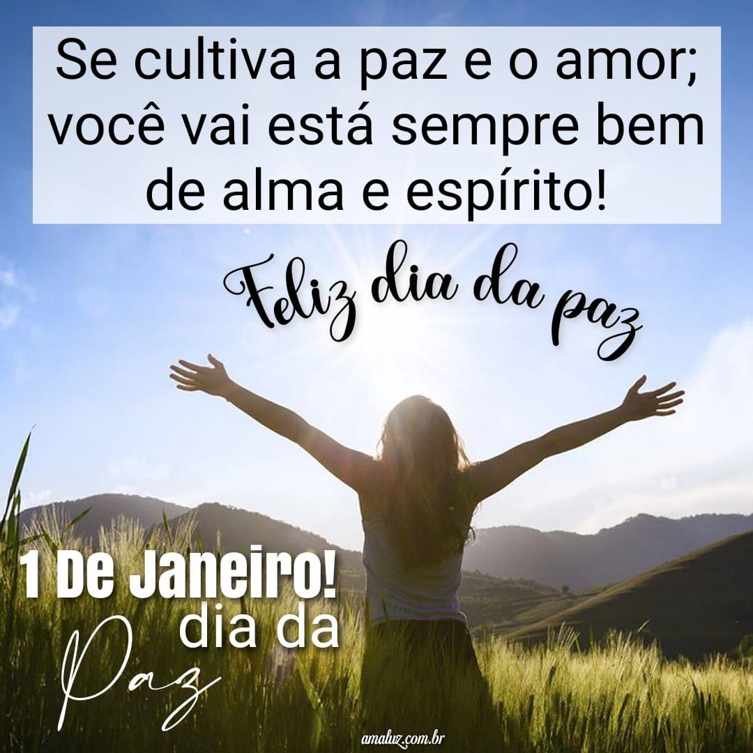 Feliz dia da paz com Deus