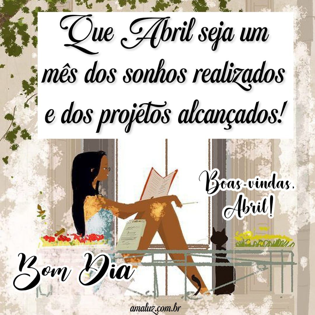 Frases de bem vindo abril