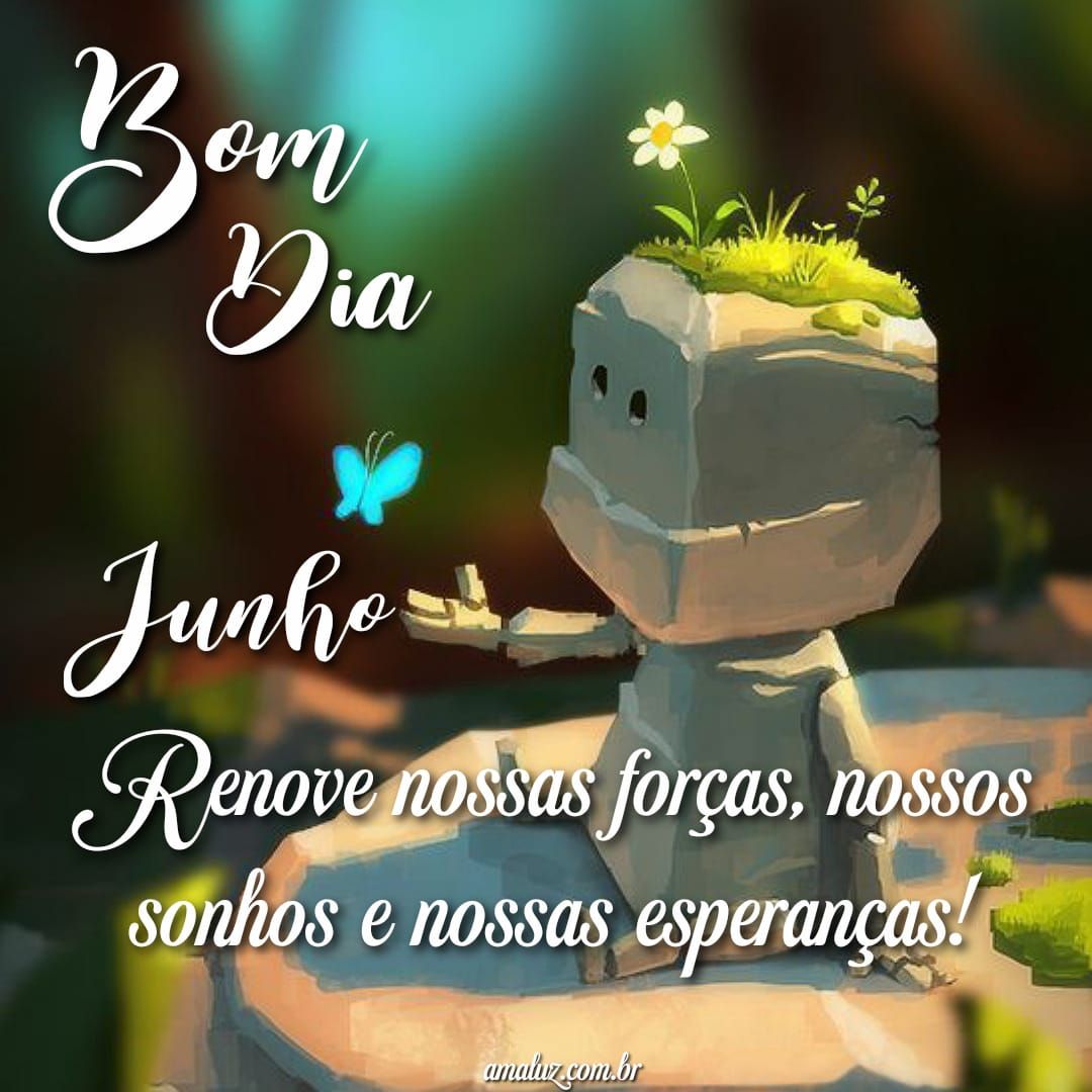 Junho, bom dia bem vindo