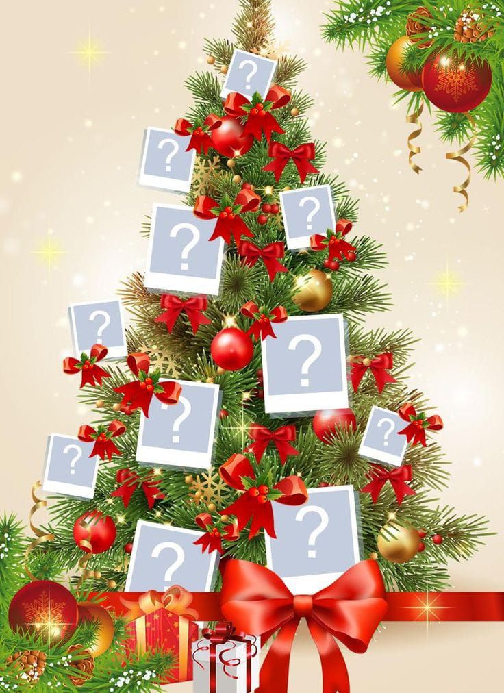 Moldura arvore de natal