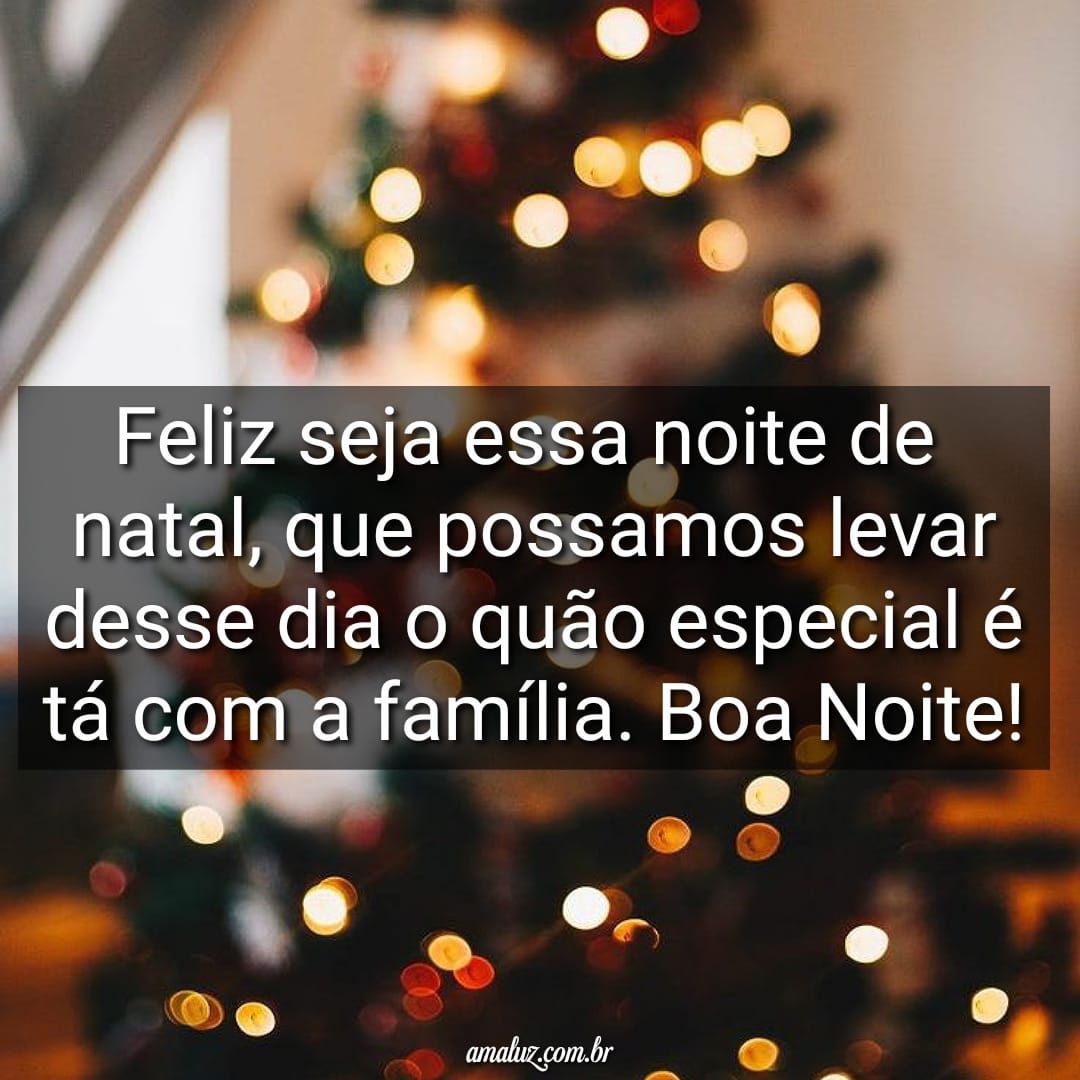 Muito feliz seja essa noite de natal