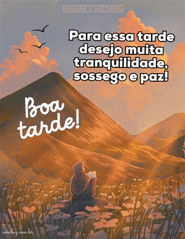 Para essa tarde desejo tranquilidade gifs