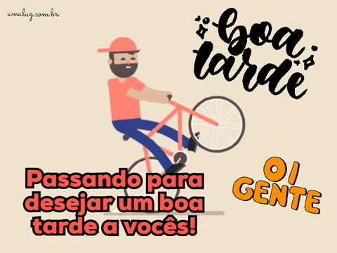 Passando para desejar um boa tarde