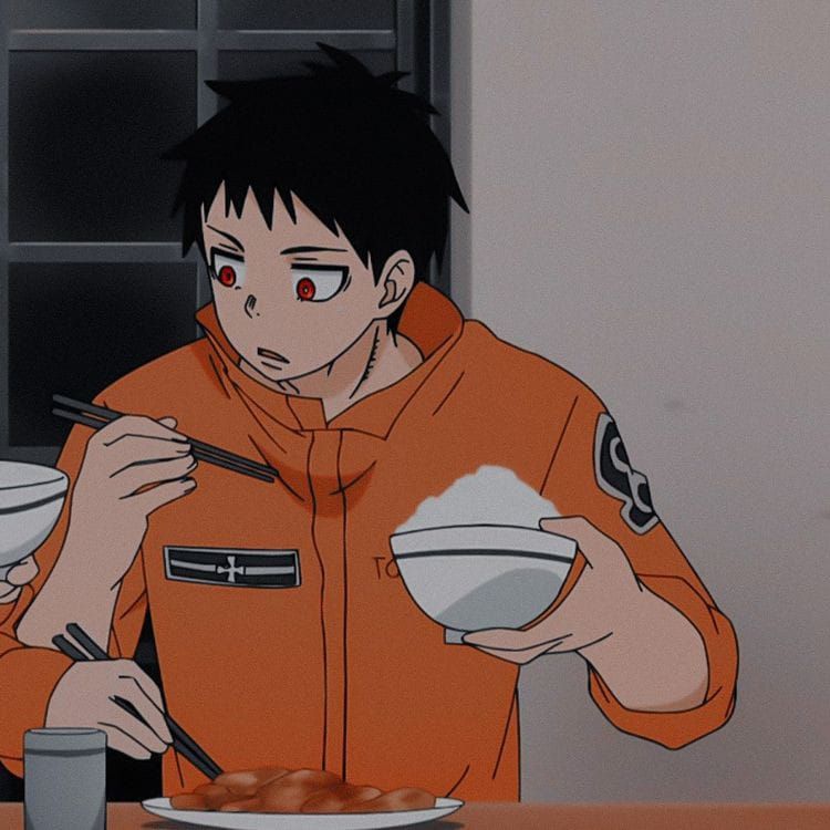 Perfil com metadinhas de anime