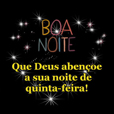 Que Deus abençoe sua noite de quinta