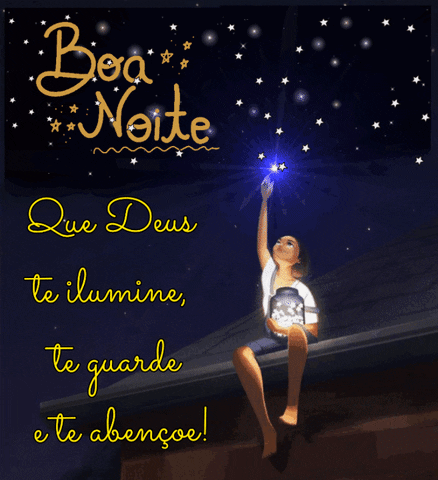 Que Deus te ilumine, boa noite