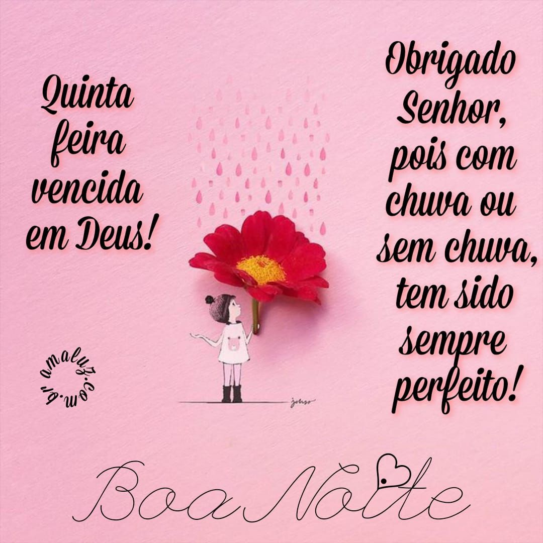 Quinta feira vencida em Deus