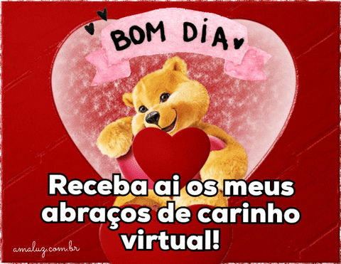 Receba ai o meu carinho virtual, bom dia gifs